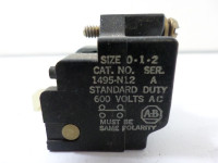 ALLEN BRADLEY 1495-N2 AUXILIARY CONTACT KIT FOR CIRCUIT BREAKER NO