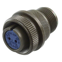 AMPHENOL 97-3106A-14S-2S MS (MIL-C-5015) /97 SERIES 3106A SOLID-SHELL STRAIGHT PLUGS, STRAIGHT BODY STYLE, SOLDER TERMINATION, 14S SHELL SIZE, 14S-2 INSERT ARRANGEMENT, PLUG G