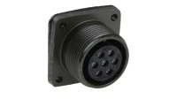 AMPHENOL MS3102A16S-1P CIRCULAR CONN, RCPT, SIZE 16S, 7POS, BOX; CONNECTOR TYPE:CIRCULAR MILITARY; CONNECTOR BODY MATERIAL:ALUMINIUM ALLOY; GENDER:RECEPTACLE; CONTACT GENDER