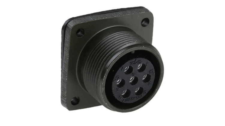 AMPHENOL MS3102A16S-1P CIRCULAR CONN, RCPT, SIZE 16S, 7POS, BOX; CONNECTOR TYPE:CIRCULAR MILITARY; CONNECTOR BODY MATERIAL:ALUMINIUM ALLOY; GENDER:RECEPTACLE; CONTACT GENDER AMPHENOL MS3102A16S-1P CIRCULAR CONN, RCPT, SIZE 16S, 7POS, BOX; CONNECTOR TYPE:CIRCULAR MILITARY; CONNECTOR BODY MATERIAL:ALUMINIUM ALLOY; GENDER:RECEPTACLE; CONTACT GENDER