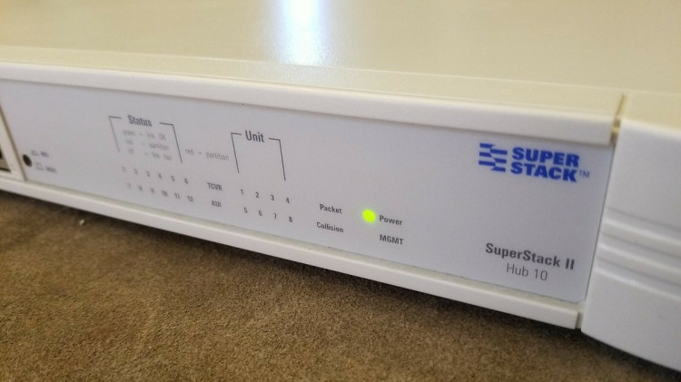 3COM 1667-000-050-2 ETHERNET HUB 12PORT FMS II