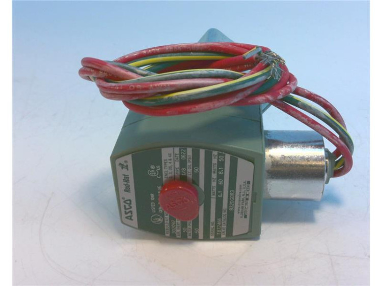 ASCO 8320-G083-120 SOLENOID VALVE 50PSI 110/120V 50/60HZ 1/8IN PIPE ASCO 8320-G083-120 SOLENOID VALVE 50PSI 110/120V 50/60HZ 1/8IN PIPE