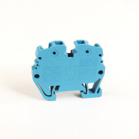 ALLEN BRADLEY 1492-LMJ3-B MINI RAIL MOUNT, FEED-THROUGH BLOCK WITH JUMPER CAPABILITY, 2.5MM MAX. WIRE, BLUE, 00
