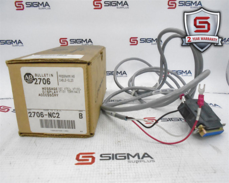 ALLEN BRADLEY 2706-NC2 PROGRAMMING CABLE DL-20 ALLEN BRADLEY 2706-NC2 PROGRAMMING CABLE DL-20
