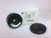ALLEN BRADLEY 855T-BTMC CONTROL TOWER STACK LIGHT MOUNTING BASE, 25 MM DIAMETER TUBE MOUNT, BLACK HOUSING, CAP INCLUDED