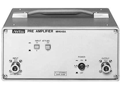 ANRITSU  PREAMPLIFIER 50OHM INPUT 25VDC MAX
