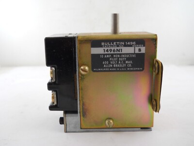 ALLEN BRADLEY 1496-N1 TIMER,PNEUMATIC 600V AC MAX 10 AMP MAX