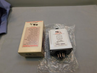 AMPERITE 24DP5-300SDC TIME-DELAY RELAY; CONTACT CONFIGURATION:DPDT; NOM INPUT VOLTAGE:24V DC; DELAY TIME RANGE:5S TO 300S; TIMING ADJUSTMENT:KNOB; RELAY MOUNTING:QUICK CONN