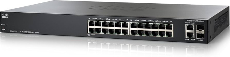 Коммутатор SF200-24 24-Port 10-100 Коммутатор SF200-24 24-Port 10-100