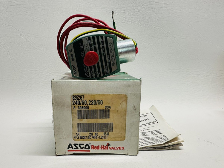 ASCO 8262G7EMO VALVE ASCO 8262G7EMO VALVE
