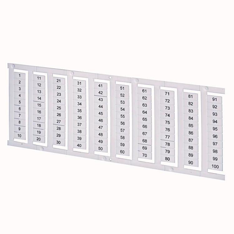 ALLEN BRADLEY 1492-M6X12 STD SNAP IN MARKER 6MM X 12MM, 120 MARKERS / CARD, 5 CARDS = 1 PKG ALLEN BRADLEY 1492-M6X12 STD SNAP IN MARKER 6MM X 12MM, 120 MARKERS / CARD, 5 CARDS = 1 PKG