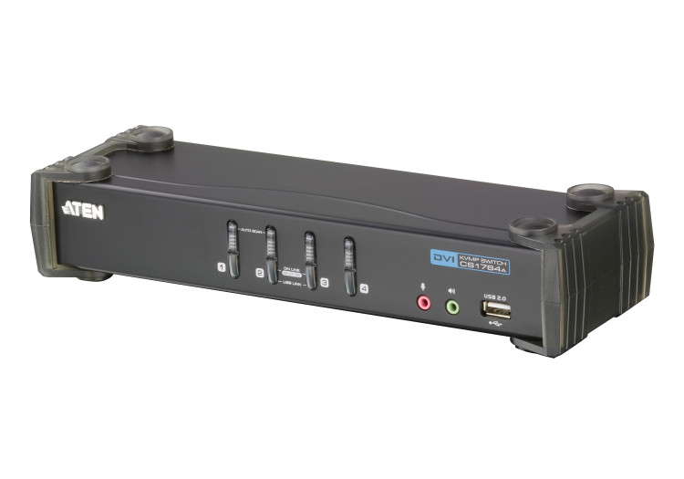 KVM-оборудование ATEN 4 PORT USB2.0 DVI KVM-оборудование ATEN 4 PORT USB2.0 DVI