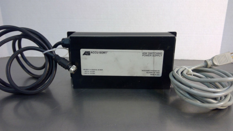ACCU SORT 101660 POWER SUPPLY SWITCHING 100-250VAC 50/60HZ .38AMP ACCU SORT 101660 POWER SUPPLY SWITCHING 100-250VAC 50/60HZ .38AMP