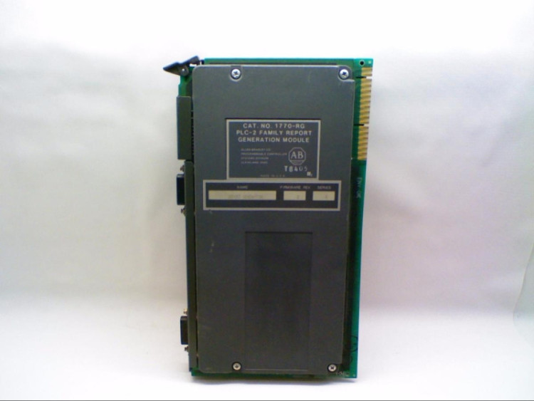 ALLEN BRADLEY 1770-RG REPORT GENERATION MODULE W/1770-CH PLC-2
