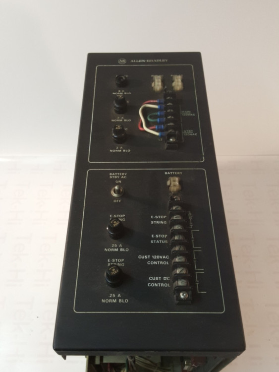 ALLEN BRADLEY 90592301 POWER SUPPLY W/STANDBY BATTERY