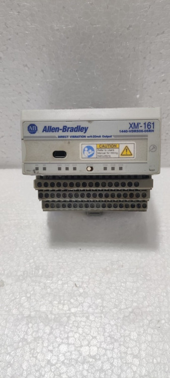 ALLEN BRADLEY 1440-VDRS-06-06RH XM-161 OVERALL VIBRATION MODULE W/4-20MA OUTPUTS