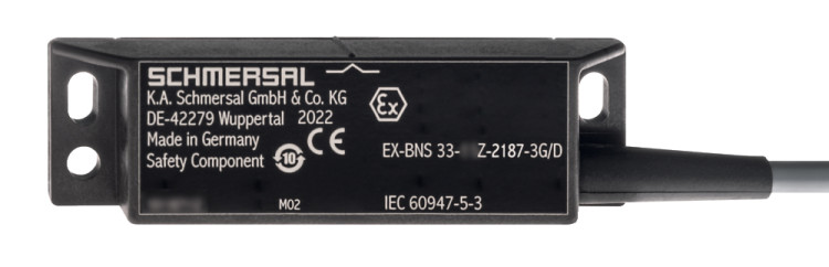 SCHMERSAL BNS33-12Z-2187  NON-CONTACT SAFETY SENSOR,ISOLATED CONTACTS, 1 METER CABLE