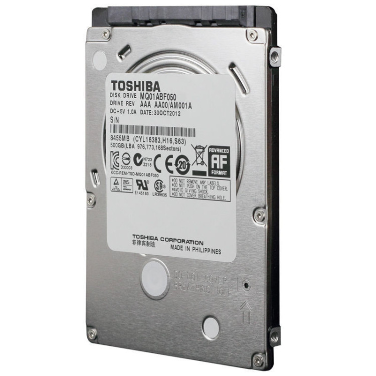 Винчестер Toshiba Mobile HDD 2.5" MQ01ABF050 Винчестер Toshiba Mobile HDD 2.5" MQ01ABF050