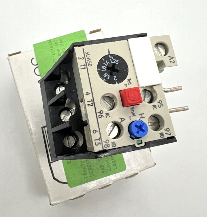 SIEMENS 3UA5-000-1B OVERLOAD RELAY 1.25-2.0AMP SIEMENS 3UA5-000-1B OVERLOAD RELAY 1.25-2.0AMP