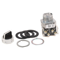 ALLEN BRADLEY 800T-H2D1 30.5MM TYPE 4/13 2 POS SEL. SWITCH-NON-ILLUM., WHITE, STD. KNOB MAINT., 1 NO