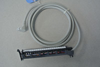 ALLEN BRADLEY 1492-CABLE025FF PRE-WIRED CABLE FOR DIGITAL I/O MODULES, CABLE TYPE FF, 20 CONDUCTOR, 22 AWG, W/ 1771-WHF CONNECTOR, 2.5 METER (8.2 FEET)