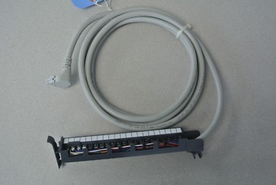 ALLEN BRADLEY 1492-CABLE025FF PRE-WIRED CABLE FOR DIGITAL I/O MODULES, CABLE TYPE FF, 20 CONDUCTOR, 22 AWG, W/ 1771-WHF CONNECTOR, 2.5 METER (8.2 FEET)