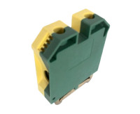 ALLEN BRADLEY 1492-WG35 IEC SINGLE CIRCUIT GROUNDING BLOCK, STANDARD FEEDTHROUGH, 35MM MAX. WIRE, GREEN/YELLOW, 0