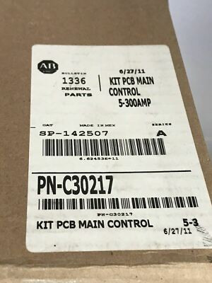 ALLEN BRADLEY 142507 KIT PC BOARD MAIN CONTROL 5-300AMP 1336VT ALLEN BRADLEY 142507 KIT PC BOARD MAIN CONTROL 5-300AMP 1336VT