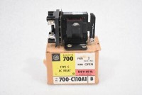 ALLEN BRADLEY 700-C110A1 RELAY 10AMP 1NC/1NO 110/120VAC 50/60HZ