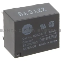 ALLEN BRADLEY 800Z-N10 RELAY PILOT DUTY 20-265VAC 2AMP MAX PRICE/EACH