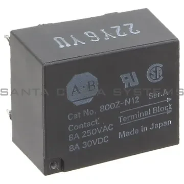 ALLEN BRADLEY 800Z-N10 RELAY PILOT DUTY 20-265VAC 2AMP MAX PRICE/EACH