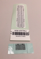 ALLEN BRADLEY 1746-RL51 REPLACEMENT OCTAL LABEL KIT FOR CTLG # 1746-OB16 (KIT INCLUDES 1 OCTAL LED LABEL & 1 DOOR LABEL)