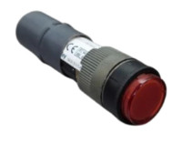 ALLEN BRADLEY 800A-M2AR MOMENTARY PUSH BUTTON, STAB TYPE TERMINATION, EXTENDED HEAD, ROUND BEZEL, RED, NON-ILLUMINATED, NO FACTORY ASSEMBLY
