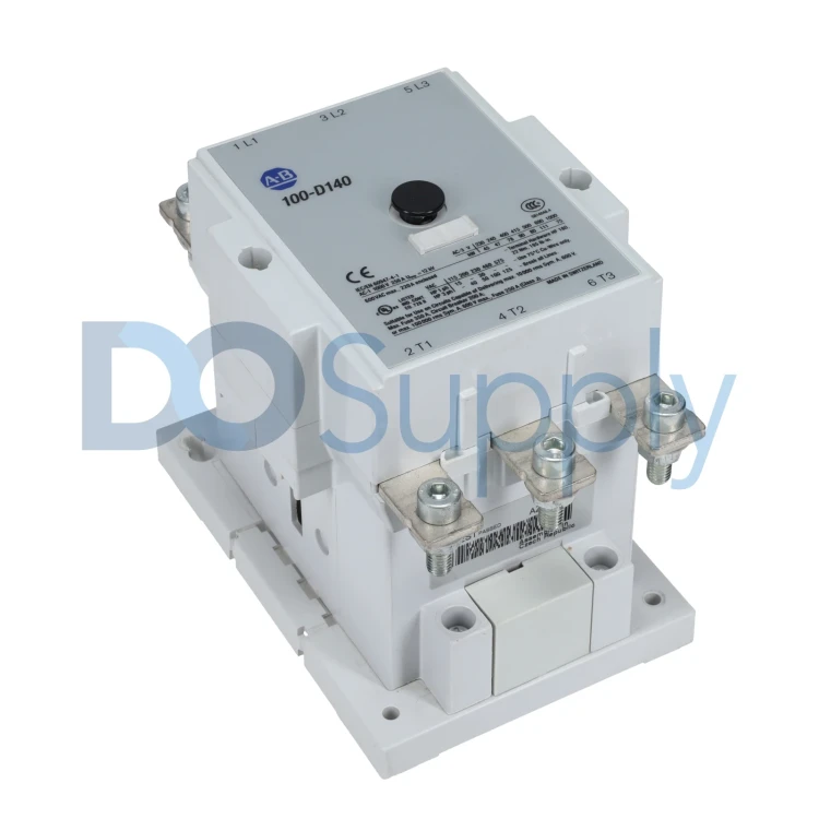 ALLEN BRADLEY 100-D140D00 CONTACTOR, 75KW/400V, CONVENTIONAL COIL 110V 50HZ / 120V 60HZ, 3 POLE, NO AUXILIARY CONTACTS ALLEN BRADLEY 100-D140D00 CONTACTOR, 75KW/400V, CONVENTIONAL COIL 110V 50HZ / 120V 60HZ, 3 POLE, NO AUXILIARY CONTACTS