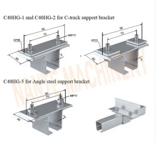 Synch C40 Accessory Kit Includes: cables, mounting bracket +