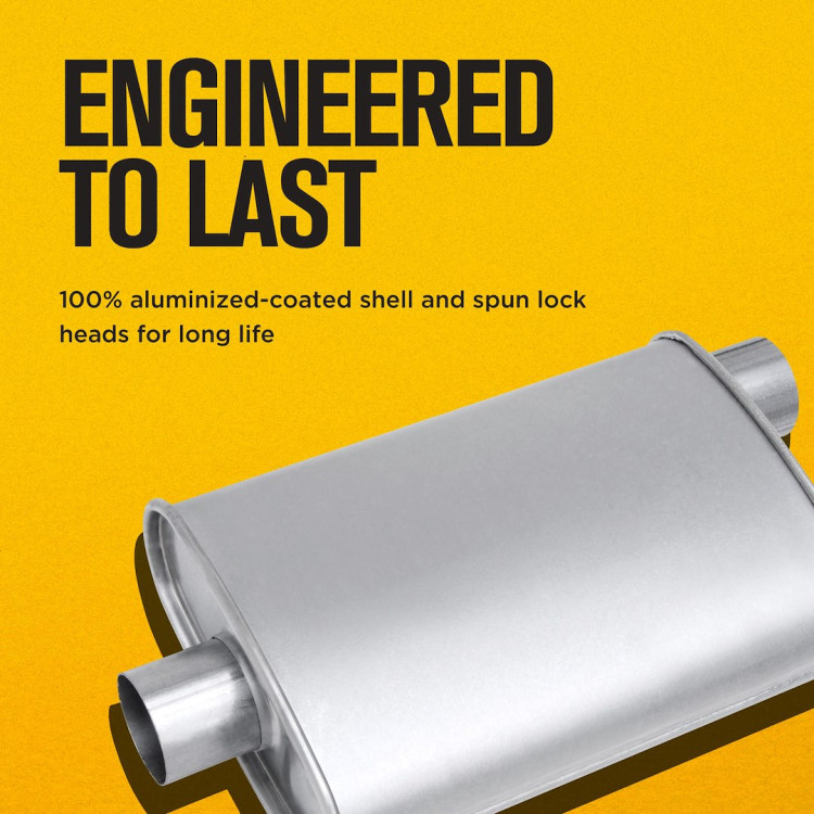THRUSH  MUFFLER 18-1/2IN LENGTH 2-1/2IN DIAMETER