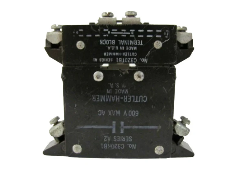 EATON CORPORATION C320KB7 AUXILIARY CONTACT 600V MAX AC EATON CORPORATION C320KB7 AUXILIARY CONTACT 600V MAX AC