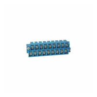 ALLEN BRADLEY 1746-RT25B REPLACEMENT TERMINAL. BLOCK (BLUE) USED W/DC I/O MOD MODULES 1746-IV16, -OB16, -OBP16, -OV16, -OPV16, -IN16, -IG16, -OG16