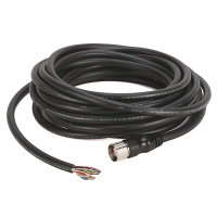 ALLEN BRADLEY 889M-F19RMMU-10 PATCHCORD: M23, FEMALE, STRAIGHT, 19-P, PUR CABLE, BLACK, UNSHIELDED, IEC COLOR CODED, M23, MALE, STRAIGHT (INT. THREADS), 10 METER (32.8 FEET)