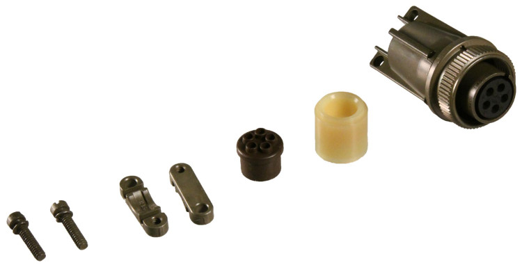AMPHENOL MS3106E14S-5S CIRCULAR CONNECTOR PLUG SIZE 14S, 5POS, CABLE; CONNECTOR TYPE:CIRCULAR MILITARY; CONNECTOR BODY MATERIAL:ALUMINIUM ALLOY; GENDER:PLUG; CONTACT GENDER: AMPHENOL MS3106E14S-5S CIRCULAR CONNECTOR PLUG SIZE 14S, 5POS, CABLE; CONNECTOR TYPE:CIRCULAR MILITARY; CONNECTOR BODY MATERIAL:ALUMINIUM ALLOY; GENDER:PLUG; CONTACT GENDER: