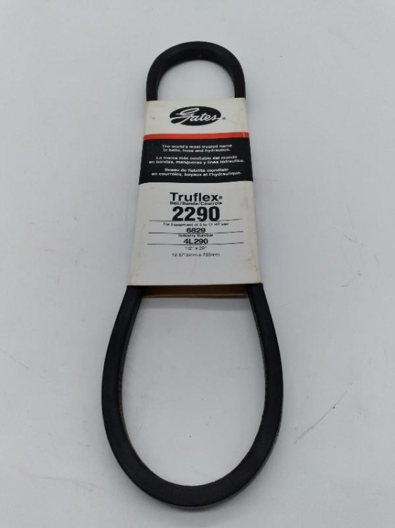 GATES V-BELT 1/2IN X 29IN TRUFLEX GATES V-BELT 1/2IN X 29IN TRUFLEX