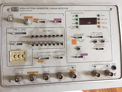 AGILENT 3780A PATTERN GENERATOR / ERROR DETECTOR AGILENT 3780A PATTERN GENERATOR / ERROR DETECTOR