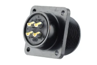 AMPHENOL MS-3102-A-28-1-S CONNECTOR MILITARY STYLE BOX MOUNT RECEPTACLE