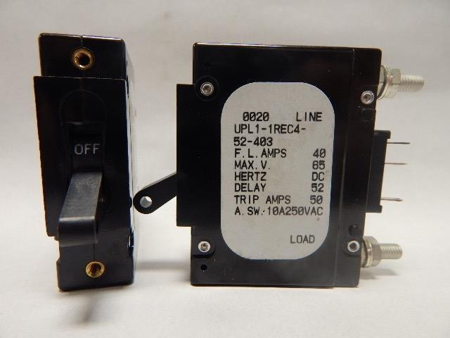 CIRCUIT BREAKER 40AMP 65VDC CIRCUIT BREAKER 40AMP 65VDC
