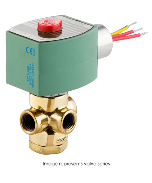ASCO 8320-G188-120 SOLENOID VALVE 120VAC 60HZ 3WAY NC 2POSITION ASCO 8320-G188-120 SOLENOID VALVE 120VAC 60HZ 3WAY NC 2POSITION