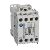 ALLEN BRADLEY 100-C16D10 CONTACTOR, SCREW TERMINALS, 7.5KW/400V, COIL 2 TERMINALS, COIL TERMINALS AT LINE SIDE, CONTROL VOLTAGE 110V 50HZ / 120V 60HZ, 1 N.O. AUXILIARY CONTACT, SINGEL PACK