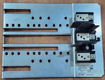 ALLEN BRADLEY 1494F-R642 FUSE BLOCK ADAPTER PLATE KIT, 400A FUSE CLIPS, CLASS R, 600V ALLEN BRADLEY 1494F-R642 FUSE BLOCK ADAPTER PLATE KIT, 400A FUSE CLIPS, CLASS R, 600V