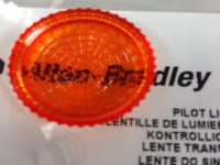 ALLEN BRADLEY 800FD-AP0 LENS CAP FOR PILOT LIGHT AMBER/ORANGE
