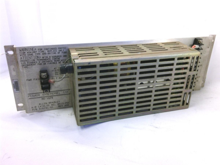 ALLEN BRADLEY 8410-PSC POWER SUPPLY MODULE 110/220VAC 5/2.5AMP 50/60HZ ALLEN BRADLEY 8410-PSC POWER SUPPLY MODULE 110/220VAC 5/2.5AMP 50/60HZ