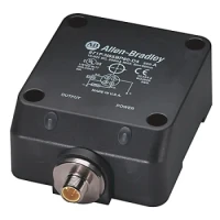 ALLEN BRADLEY 871F-P50BP80-D4 PROXIMITY SENSOR, 4-WIRE DC COMPLEMENTARY OUTPUT, FLAT OR SURFACE MOUNT, 80MM HEAD SIZE, 50MM SENSING DISTANCE, N.O. AND N.C., SOURCE (PNP), MICRO QD